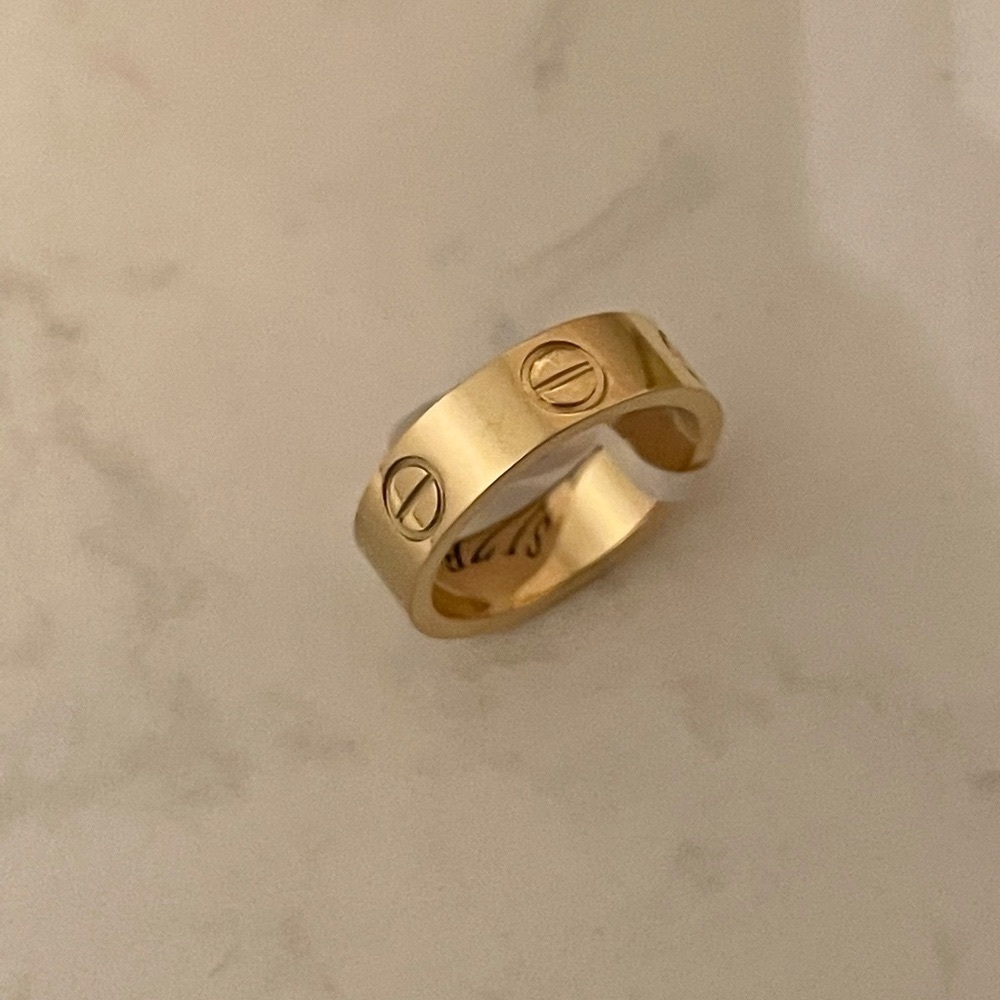 18K Gold Plated Band 6mm